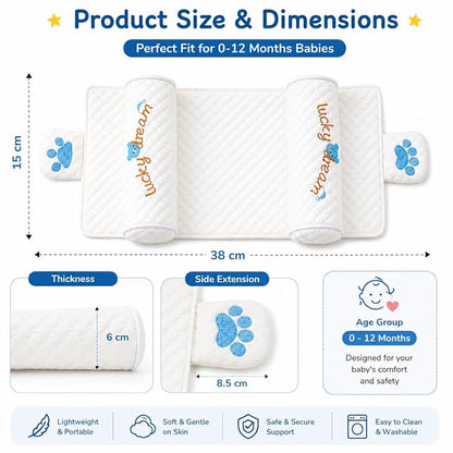 Adjustable Baby Head Support Pillow